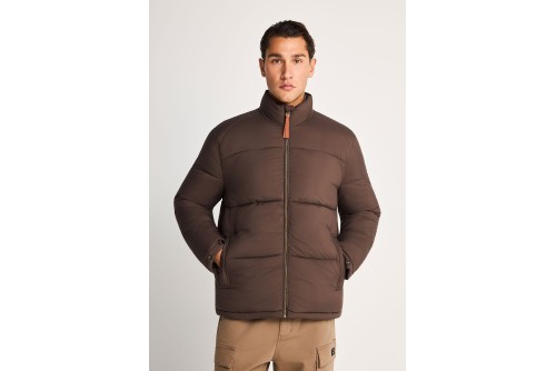 Funky Buddha Soft Shelter Μπουφάν Puffer Ανδρικό (FBM014-034-01-COFFEE-BEAN)