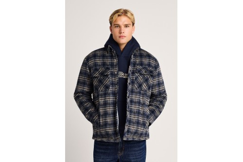 Funky Buddha Ανδρικό Τζάκετ Casual (FBM014-071-01-MIDNIGHT-BLUE)