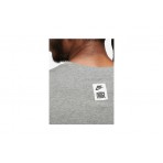 Nike Ανδρικό Κοντομάνικο T-Shirt Γκρι (FD0058 063)