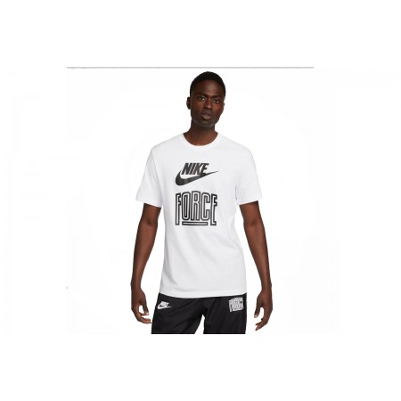 Nike Ανδρικό Κοντομάνικο T-Shirt Λευκό (FD0058 100)