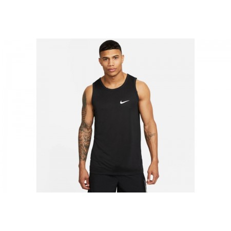 Nike Dri-FIT Legend Ανδρική Αμάνικη Μπλούζα Μαύρη