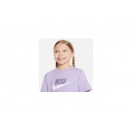 Nike Παιδική Κοντομάνικη Μπλούζα Λιλά