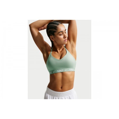 Nike Dri-FIT Indy Light Support Padded Adjustable Γυναικείο Αθλητικό Μπουστάκι Φυστικί