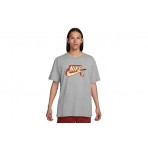 Nike Ανδρικό Κοντομάνικο T-Shirt Γκρι (FD1296 063)