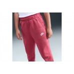 Nike Sportswear Club Fleece Παιδικό Παντελόνι Φόρμας Βυσσινί