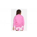 Nike Sportswear Club Fleece Παιδική Μακρυμάνικη Μπλούζα Ροζ