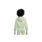 Nike Sportswear Club Fleece Crop Παιδικό Φούτερ Μέντα