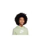 Nike Sportswear Club Fleece Crop Παιδικό Φούτερ Μέντα