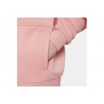 Nike Sportswear Club Fleece Παιδική Ζακέτα Με Κουκούλα Ροζ