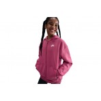 Nike Sportswear Club Fleece Παιδική Ζακέτα με Κουκούλα Βυσσινί