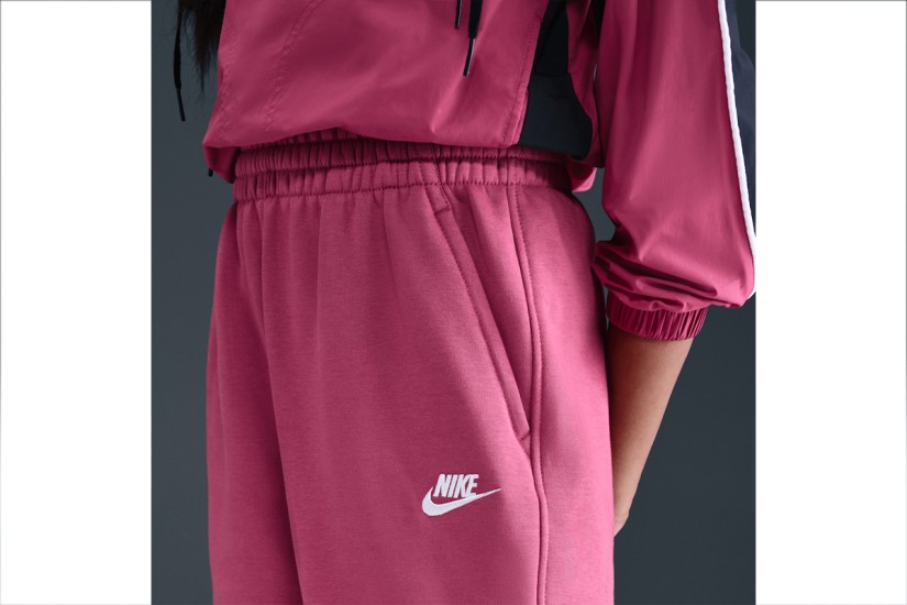 Nike Sportswear Club Fleece Παιδικό Παντελόνι Φόρμας Βυσσινί