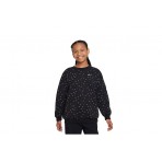 Nike Sportswear Club Fleece Παιδική Μακρυμάνικη Μπλούζα Μαύρη
