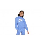 Nike Club Fleece Παιδικό Φούτερ Με Κουκούλα Σιέλ