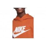 Nike Παιδικό Φούτερ Με Κουκούλα Πορτοκαλί (FD2988 893)