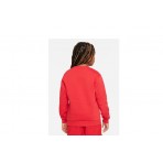 Nike Sportswear Club Fleece Παιδικό Μακρυμάνικο Φούτερ Κόκκινο