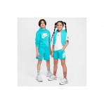 Nike Sportswear Club Fleece Παιδική Αθλητική Βερμούδα Βεραμάν