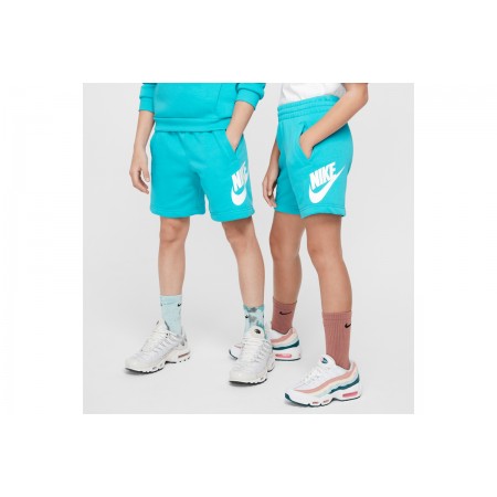 Nike Sportswear Club Fleece Παιδική Αθλητική Βερμούδα Βεραμάν
