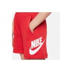Nike Sportswear Club Fleece Παιδική Αθλητική Βερμούδα Κόκκινη