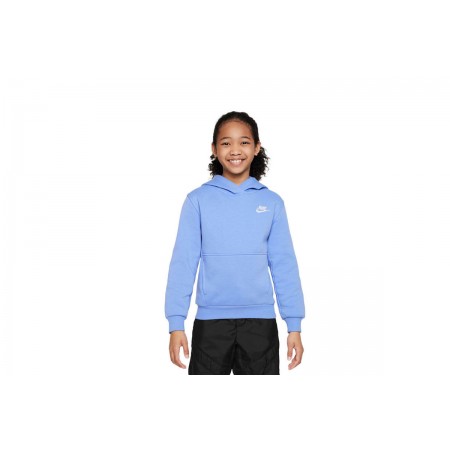 Nike Παιδικό Φούτερ Με Κουκούλα Σιέλ (FD3000 450)