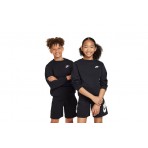 Nike Club Fleece Παιδικό Μακρυμάνικο Φούτερ Μαύρο (FD3006 010)