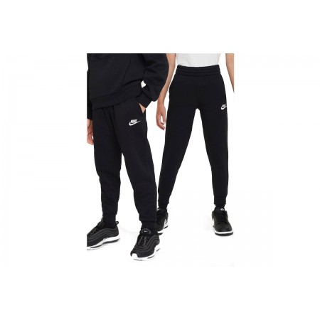 Nike Sportswear Club Fleece Παιδικό Παντελόνι Φόρμας Μαύρο