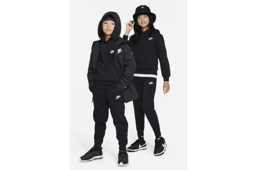 Nike Sportswear Club Fleece Παιδικό Παντελόνι Φόρμας Μαύρο