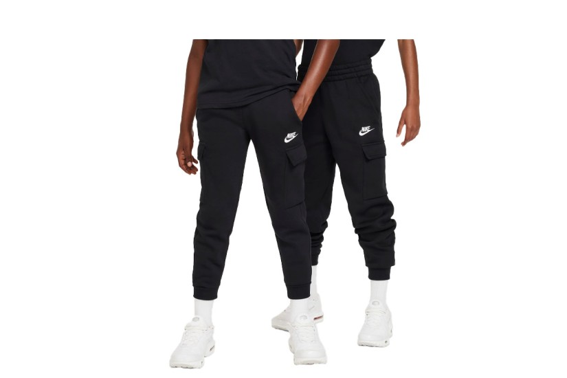 Nike Sportswear Club Fleece Cargo Παιδικό Παντελόνι Φόρμας Μαύρο