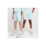 Nike Sportswear Club Fleece Παιδική Αθλητική Βερμούδα Σιέλ