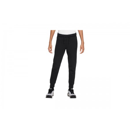 Nike Sportswear Tech Fleece Παιδικό Παντελόνι Φόρμας Μαύρο