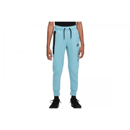 Nike Sportswear Tech Fleece Παιδικό Παντελόνι Φόρμας Σιέλ