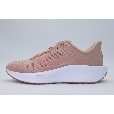 Nike Quest 6 Αθλητικά Παπούτσια για Τρέξιμο Nude, Λευκά