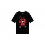 Nike Chicago Bulls Ανδρικό Κοντομάνικο T-Shirt Μαύρο