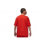 Jordan Air Wordmark Ανδρικό Κοντομάνικο T-Shirt Πορτοκαλί
