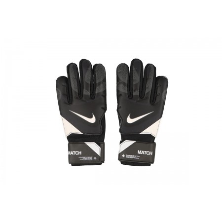 Nike Gk Match Ποδοσφαιρικά Γάντια Τερματοφύλακα Μαύρα, Λευκά