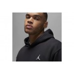 Jordan Brooklyn Fleece Ανδρικό Φούτερ με Κουκούλα Μαύρο