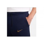 Nike FFF Tech Fleece Ανδρικό Παντελόνι Φόρμας Μπλε Σκούρο
