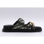 Guess Fatema Logo 4G Παντόφλες Flatforms (FL6FATFAL03 BLKPL)