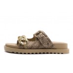 Guess Fatema Logo 4G Παντόφλες Flatforms (FL6FT2FAL03 BEIBR)