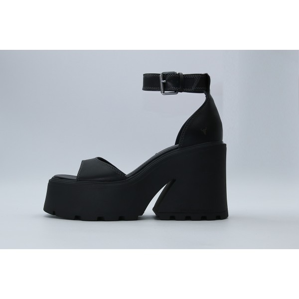 Windsor Smith Flaws Platform Heels (FLAWS BLK LEATHE)