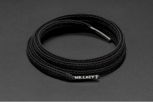 Mr.lacy Flexies 90Cm Κορδόνια Ελαστικά (FLEXIES BLACK)