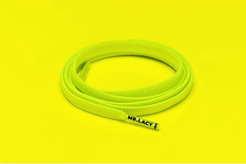 Mr.lacy Flexies 90Cm Κορδόνια Ελαστικά (FLEXIES NEON LIME YELLOW)