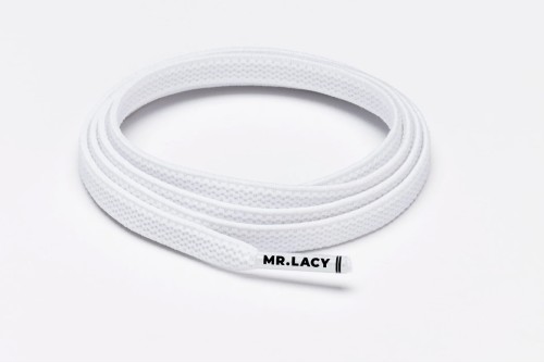 Mr.lacy Flexies 90Cm Κορδόνια Ελαστικά (FLEXIES WHITE)