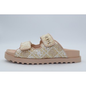 Guess Fadeliza Double-Strap Σανδάλια (FLJFZZFAB19 CREAM)