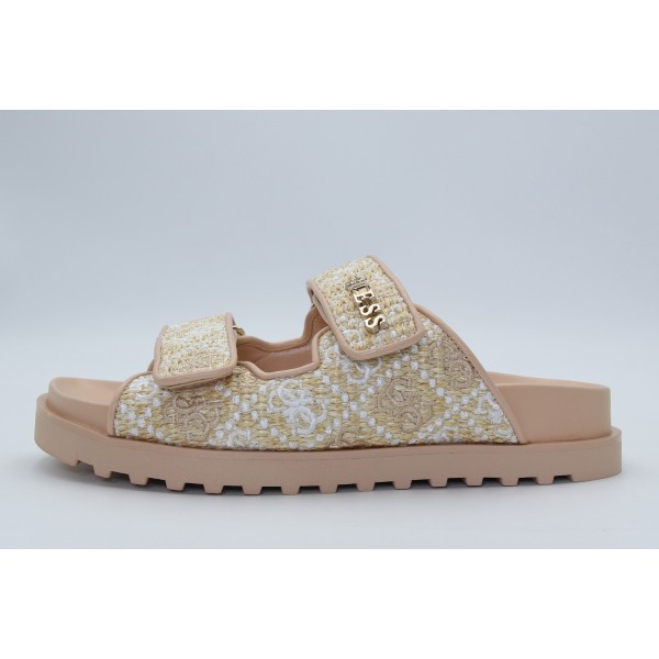 Guess Fadeliza Double-Strap Σανδάλια (FLJFZZFAB19 CREAM)