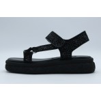Guess Lode Cotton Fatigue Σανδάλια (FLJLODFAP03 BLACK)