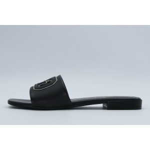 Guess Tarisha Slide Leather Σανδάλια (FLJTARLEA19 BLKGO)