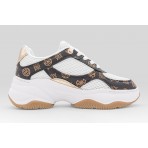 Guess Harpaa Logo Chain Sneakers (FLPHARFAL12 WHIBR)