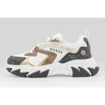 Guess Notiss Γυναικεία Sneakers Λευκά, Καφέ, Μαύρα