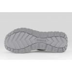 Guess Runit 4G Logo Γυναικεία Sneakers Ασημί, Γκρι