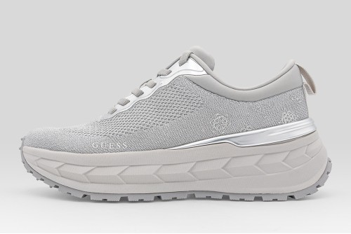 Guess Runit 4G Logo Sneakers (FLPRN3FAB12 SILVE)